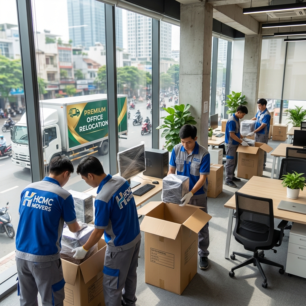 Quy trình chuyển văn phòng chuyên nghiệp