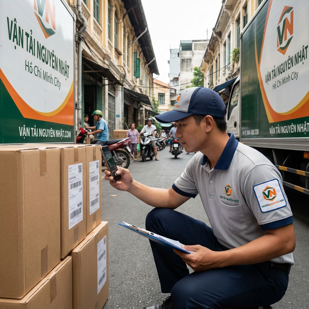 Xe tải Nguyên Nhật vận chuyển đồ đạc sạch sẽ, an toàn